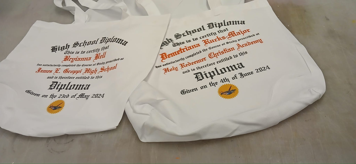 Diploma Tote Bag