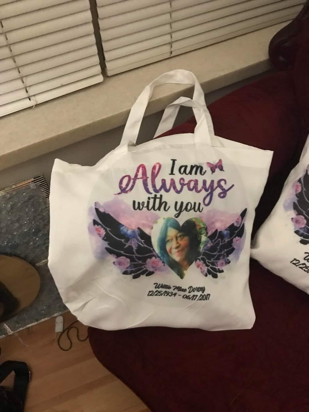 Memorial Angel Wing Tote bag