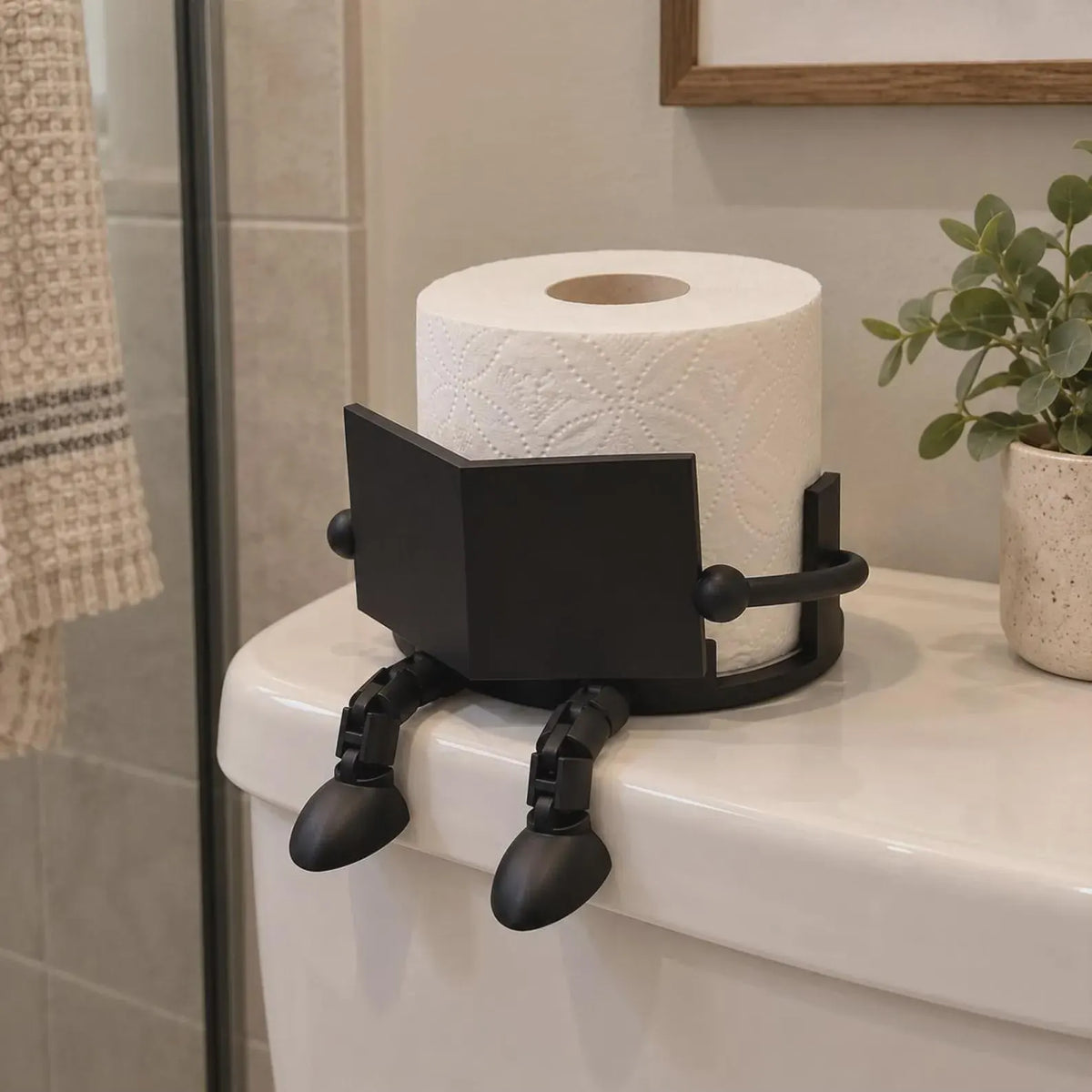 Reading Buddy Toilet Paper Holder