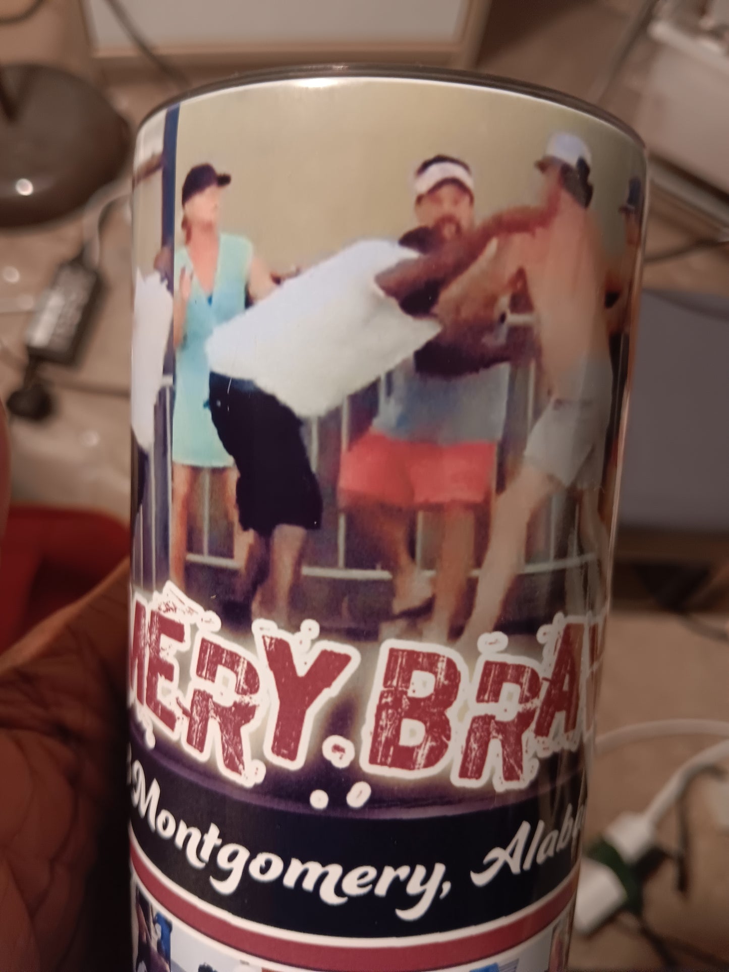 Montgomery brawl tumbler
