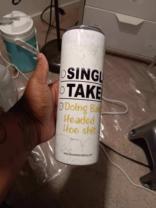 Bald head h## sh*t tumbler