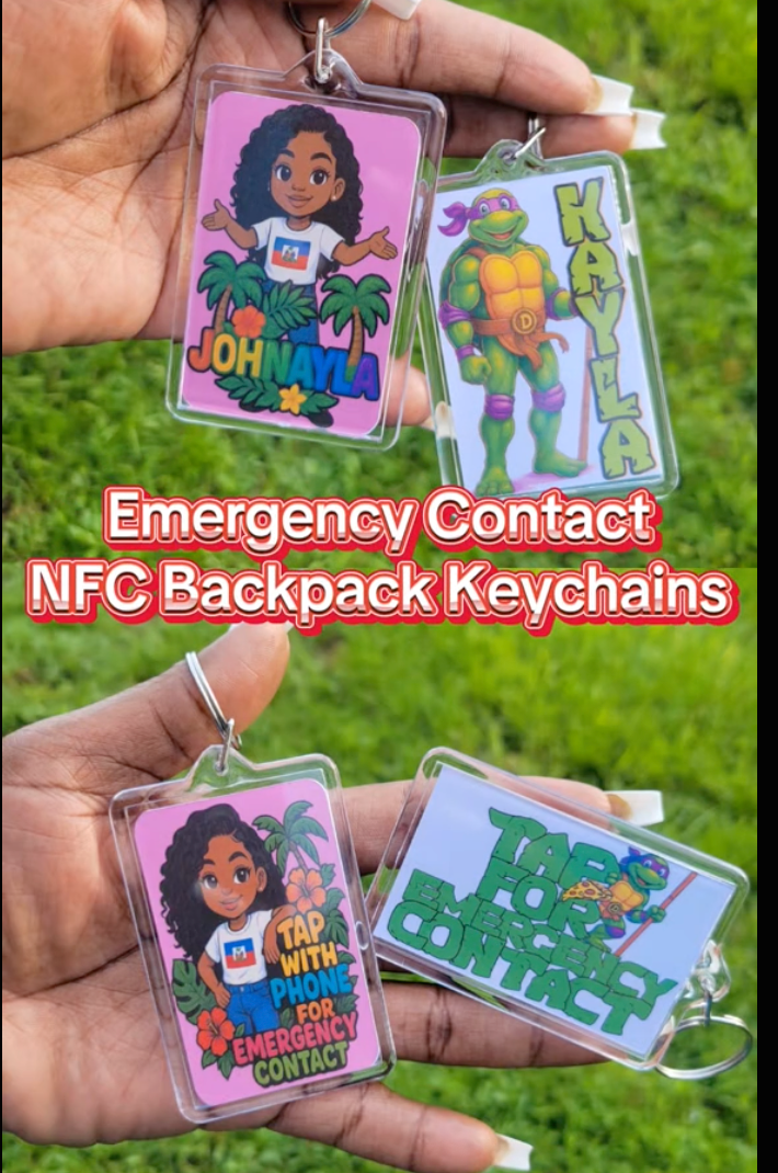 Emergency  NFC Keychains