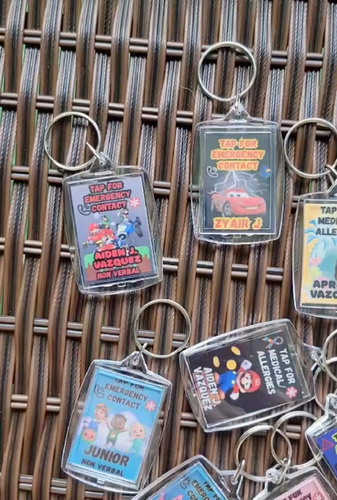 Emergency  NFC Keychains