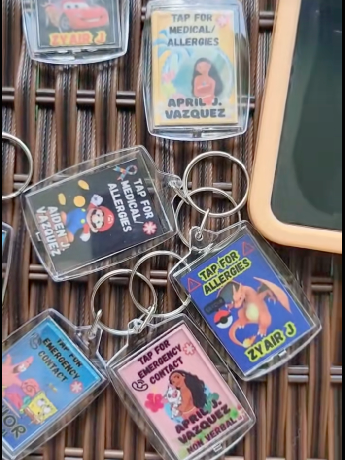 Emergency  NFC Keychains