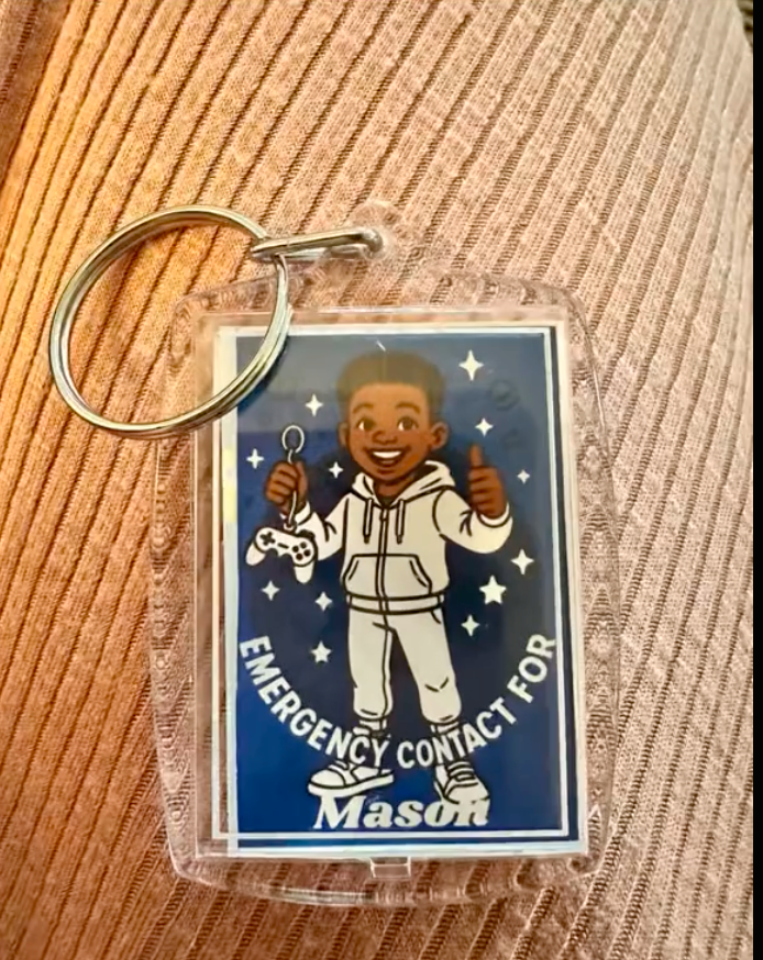 Emergency  NFC Keychains