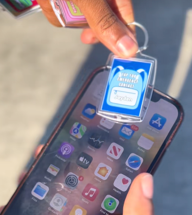 Emergency  NFC Keychains