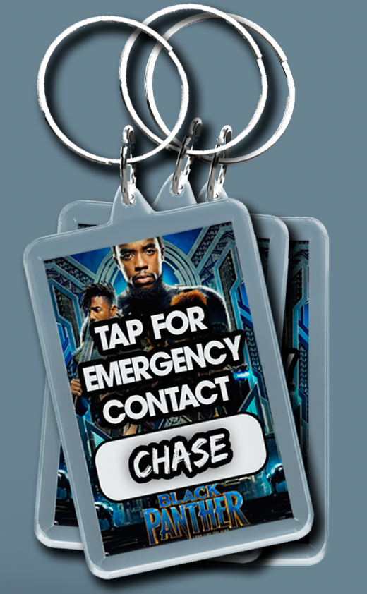Emergency  NFC Keychains