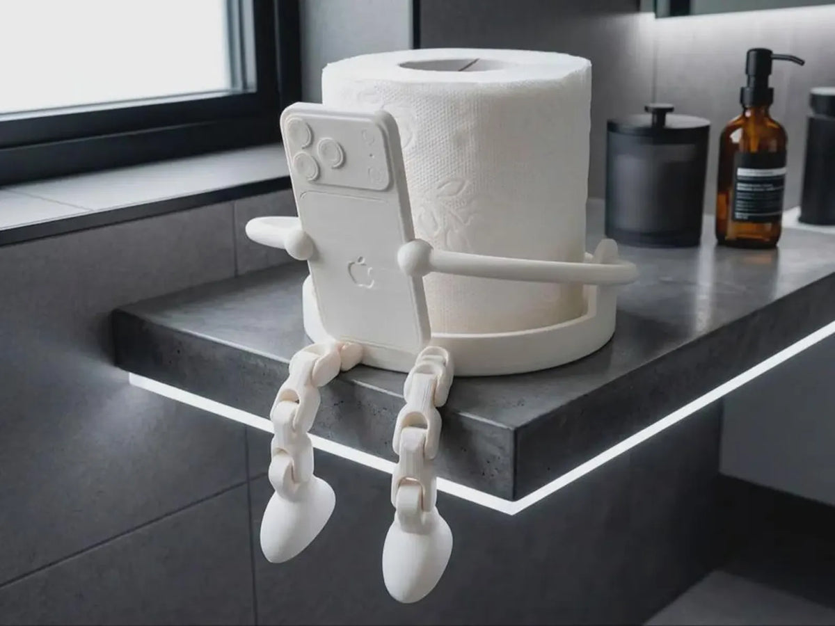 Cell phone Buddy Toilet Paper Holder
