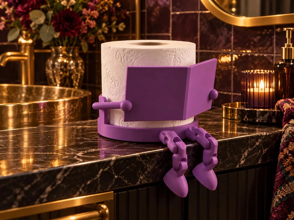 Reading Buddy Toilet Paper Holder