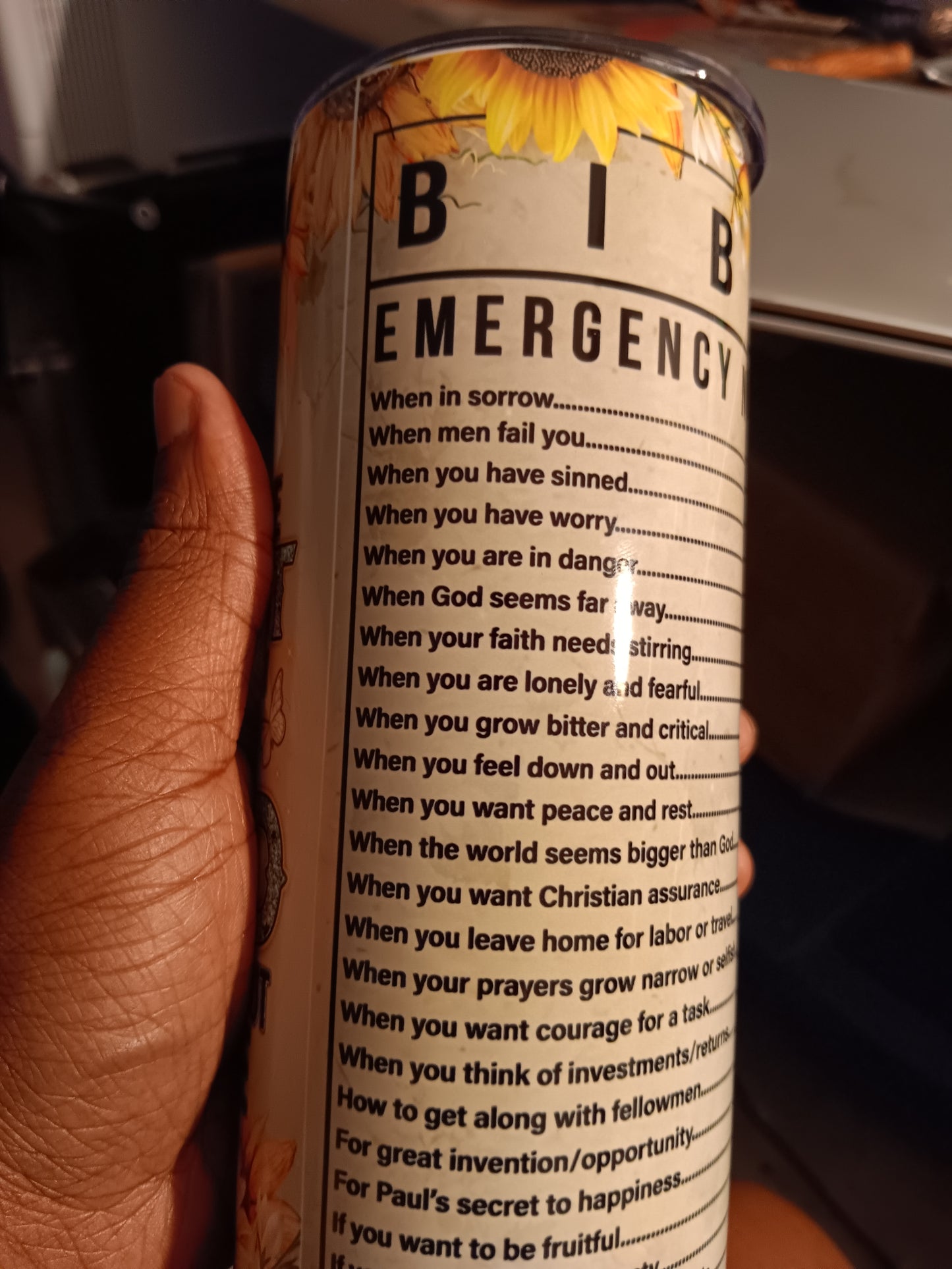 BIBLE EMERGENCY